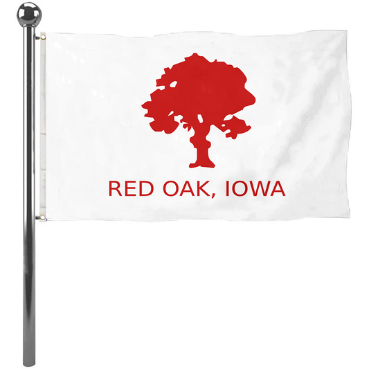 Fyon Red Oak, Iowa flag Banner