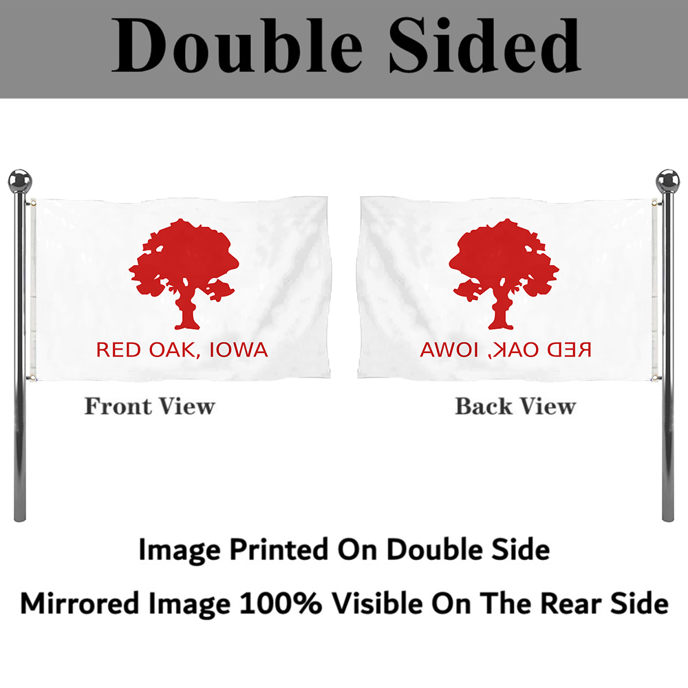 Fyon Red Oak, Iowa flag Banner