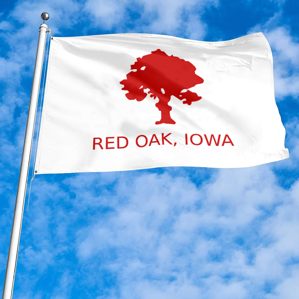 Fyon Red Oak, Iowa flag Banner