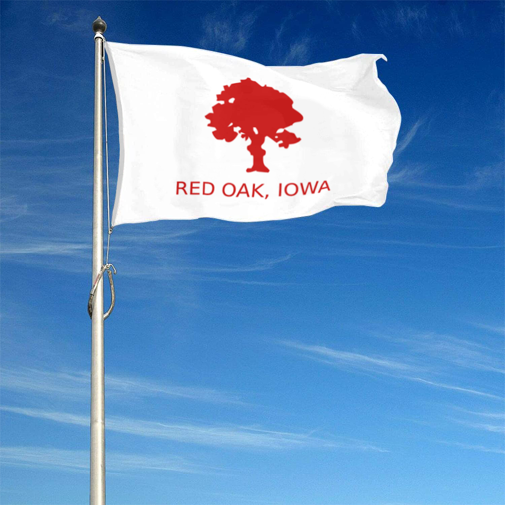 Fyon Red Oak, Iowa flag Banner
