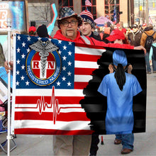 Fyon Registered Nurse American Flag 41809  Indoor and outdoor banner