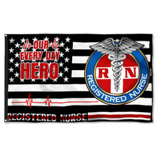Fyon Registered Nurse Our Every Day Hero Flag 41811  Indoor and outdoor banner