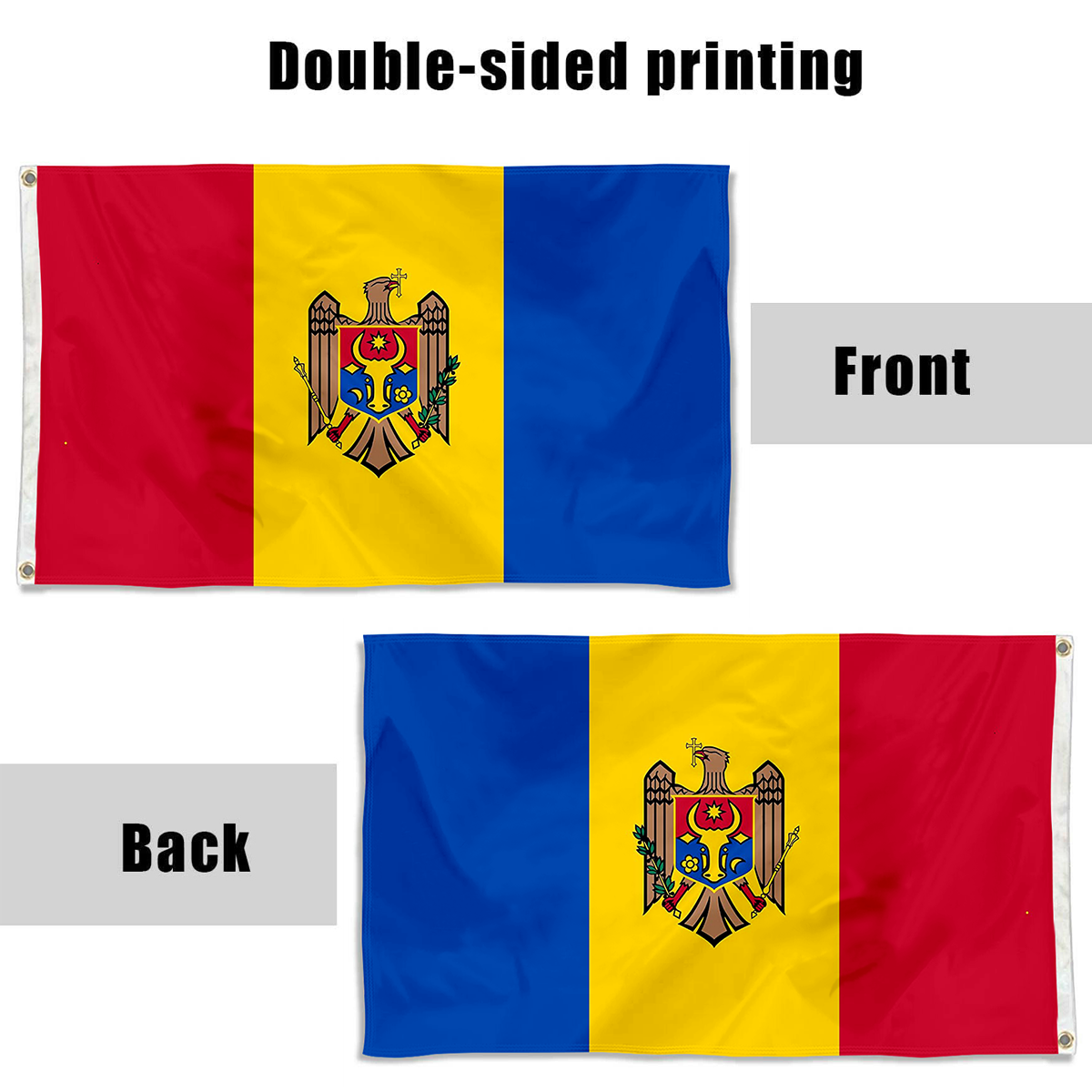 Fyon Republicii Moldova, Reverss Flag Indoor and outdoor banner