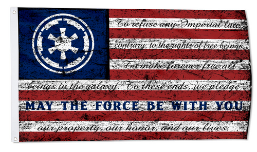 Fyon Star Wars Retro Stripe Dark Empire flag Indoor and outdoor banner 32828