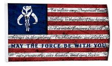 Fyon Star Wars Retro Stripe Mandalorian flag Indoor and outdoor banner 32829