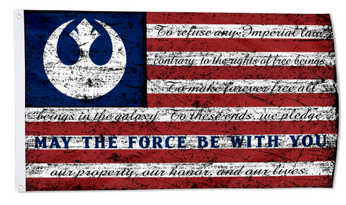 Fyon Star Wars Retro Stripe Rebel Alliance flag Indoor and outdoor banner 32832