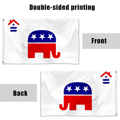 Fyon Revised US Log Cabin Republicans Flag Banner