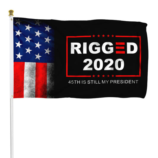 Fyon Rigged 2020 45th Is Still My President Flag Indoor and Outdoor Banner