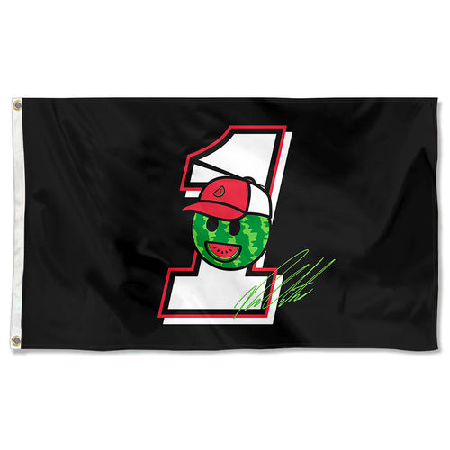 Fyon Ross Chastain #1 Racing Car Flag Indoor and Outdoor Banner