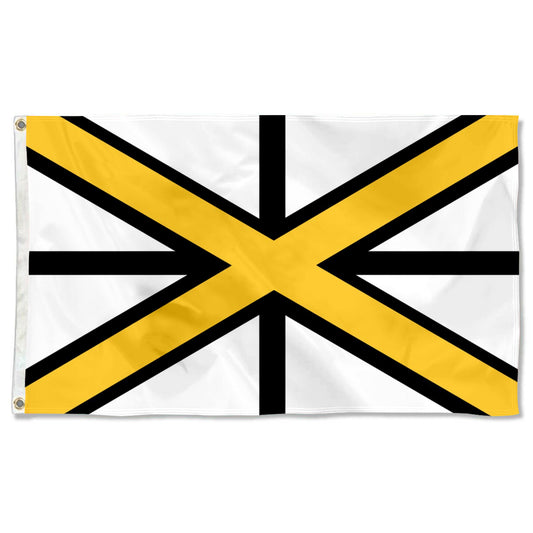 Fyon Russian Naval Infantry Black-Yellow-White Flag banner