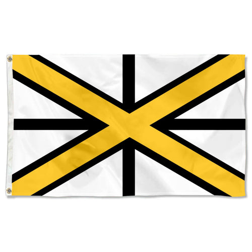 Fyon Russian Naval Infantry Black-Yellow-White Flag banner