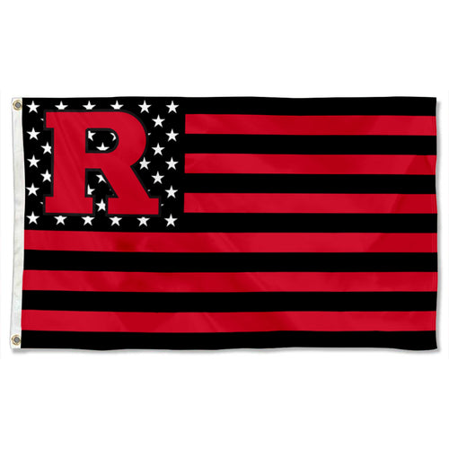 Fyon Rutgers Scarlet Knights Stars and Stripes Flag Banner