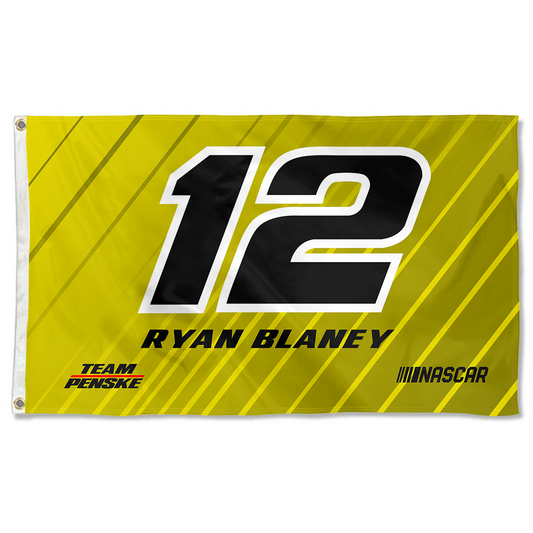 Fyon Ryan Blaney #12 Flag Banner