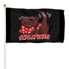 Fyon SCALLYWAG NEW NAUTICAL BARK A NEER PIRATE DOG Flag Banner