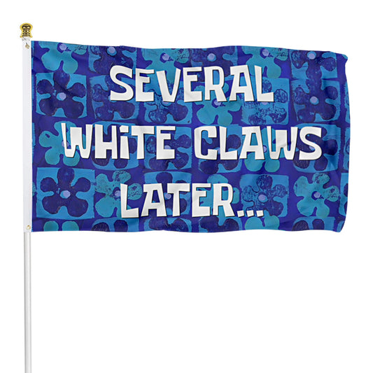 Fyon SEVERAL CLAWS LATER Flag Banner