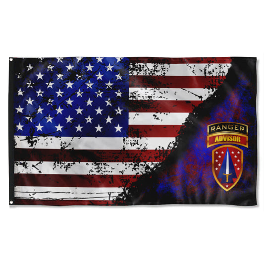 Fyon Sfab Tabbed Stars And Stripes Flag Indoor and outdoor banner