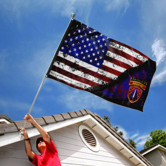 Fyon Sfab Tabbed Stars And Stripes Flag Indoor and outdoor banner