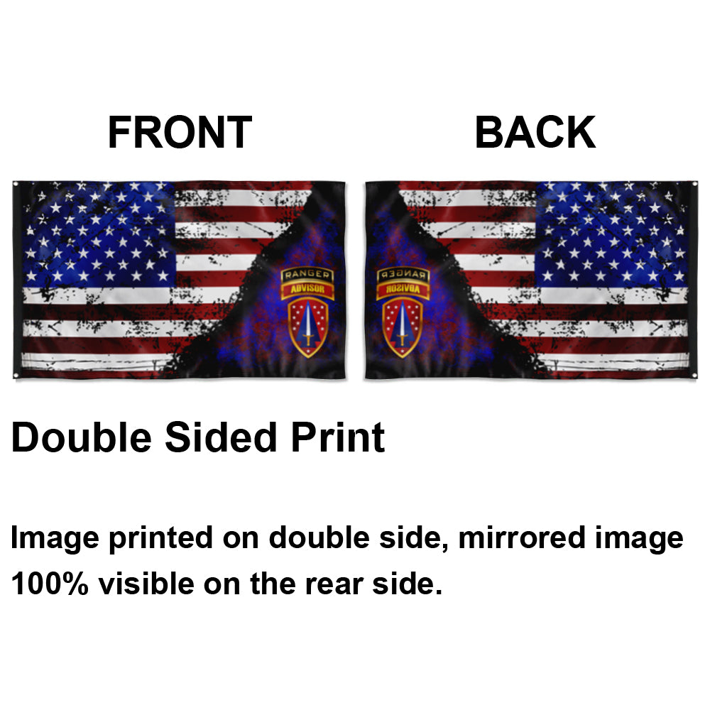 Fyon Sfab Tabbed Stars And Stripes Flag Indoor and outdoor banner
