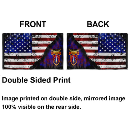 Fyon Sfab Tabbed Stars And Stripes Flag Indoor and outdoor banner