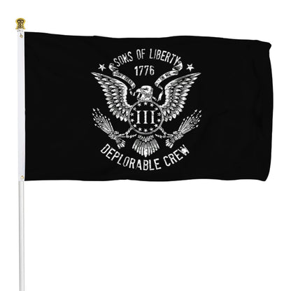 Fyon SONS OF LIBERTY 1776 BETSY ROSS VINTAGE Flag Banner