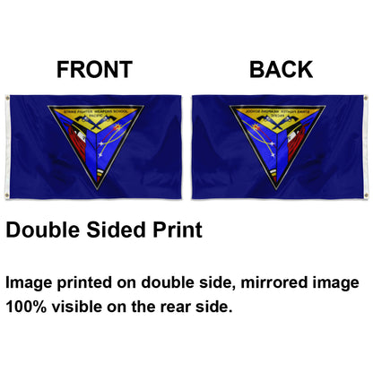Fyon Strike Fighter Weapons School Pacific Flag Indoor and outdoor banner