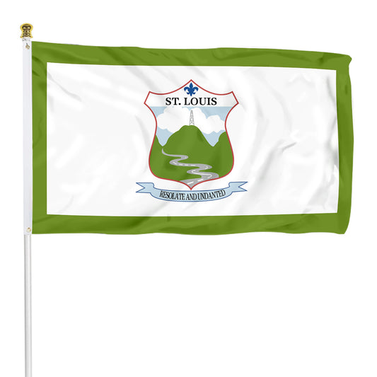 Fyon Saint Louis, Seychelles flag Indoor and outdoor banner