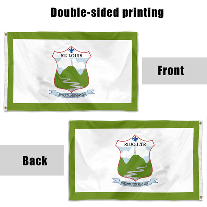 Fyon Saint Louis, Seychelles flag Indoor and outdoor banner