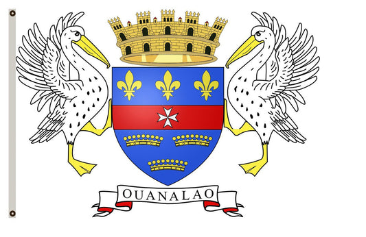 Saint Barthelemy  landscape flag