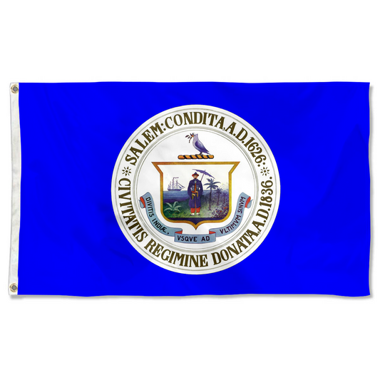 Fyon Salem, Massachusetts flag Banner