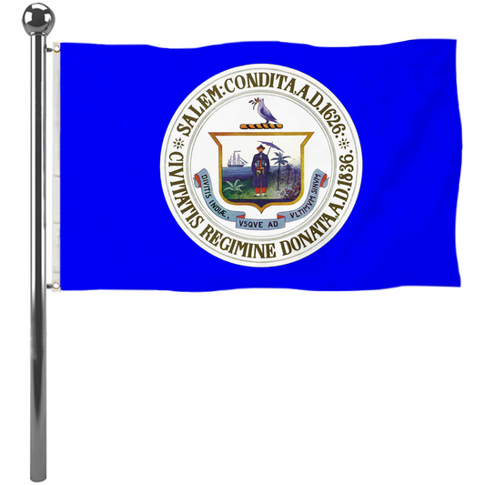 Fyon Salem, Massachusetts flag Banner