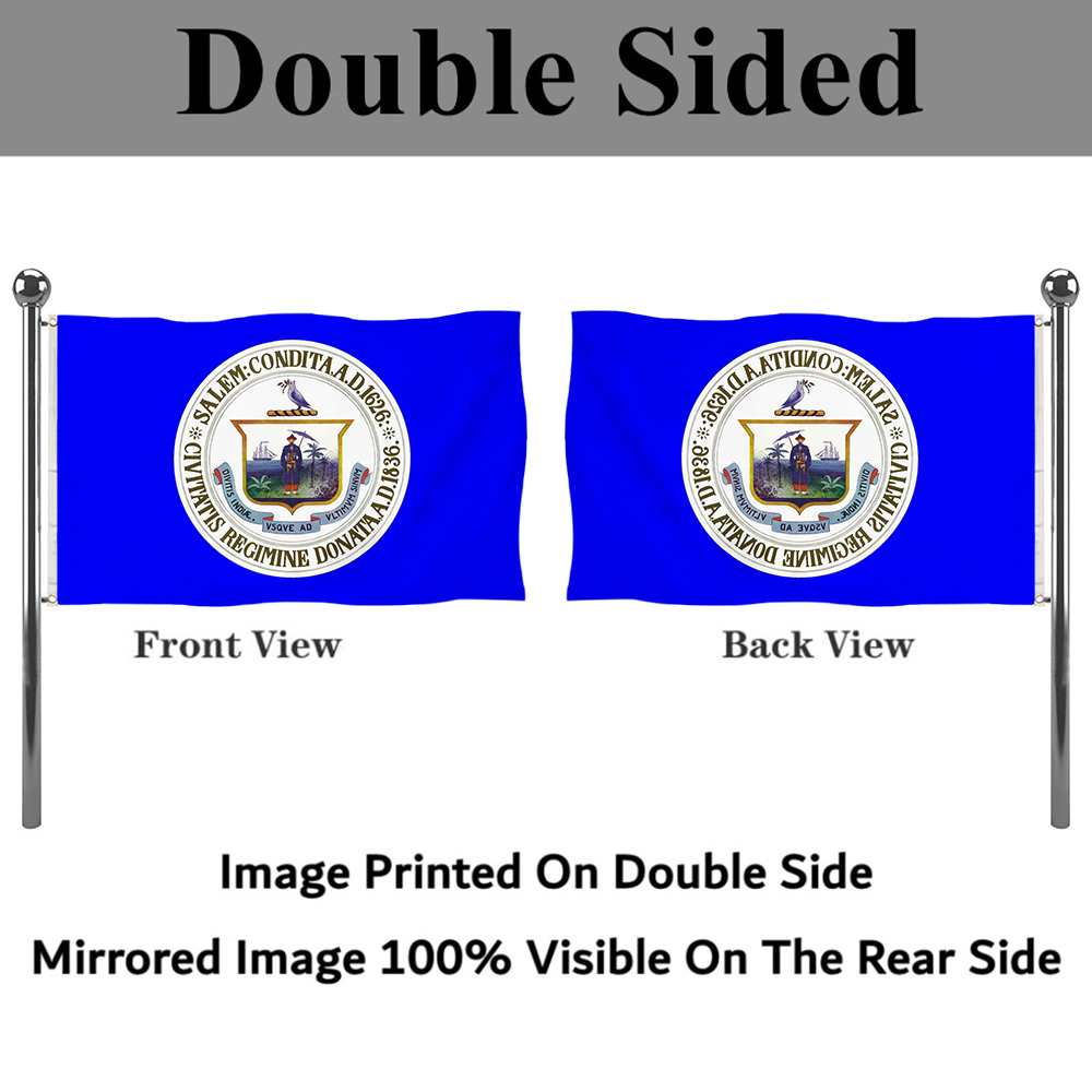 Fyon Salem, Massachusetts flag Banner