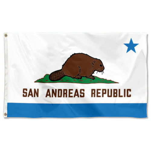 Fyon San Andreas Republic GTA Inspired Flag Indoor and outdoor banner