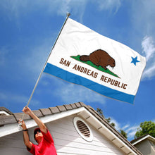 Fyon San Andreas Republic GTA Inspired Flag Indoor and outdoor banner