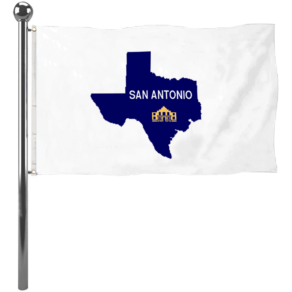 Fyon San Antonio, Texas flag (1917–1976)  Banner