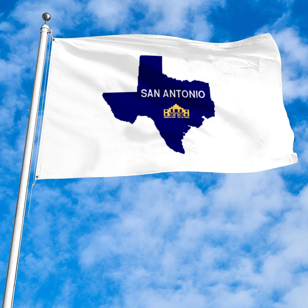 Fyon San Antonio, Texas flag (1917–1976)  Banner