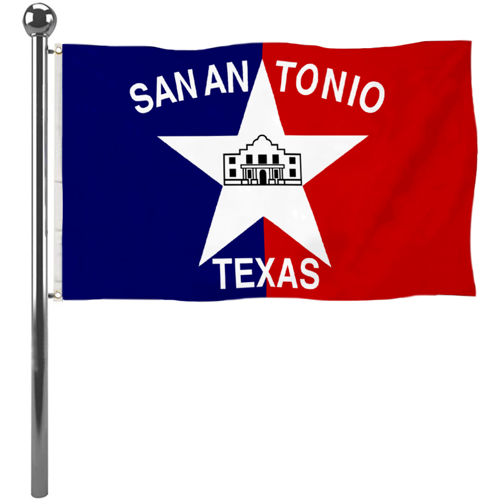 Fyon San Antonio, Texas flag (1976–1992)  Banner