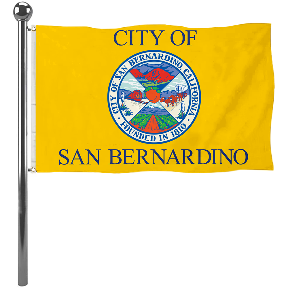 Fyon San Bernardino, California Flag  Banner