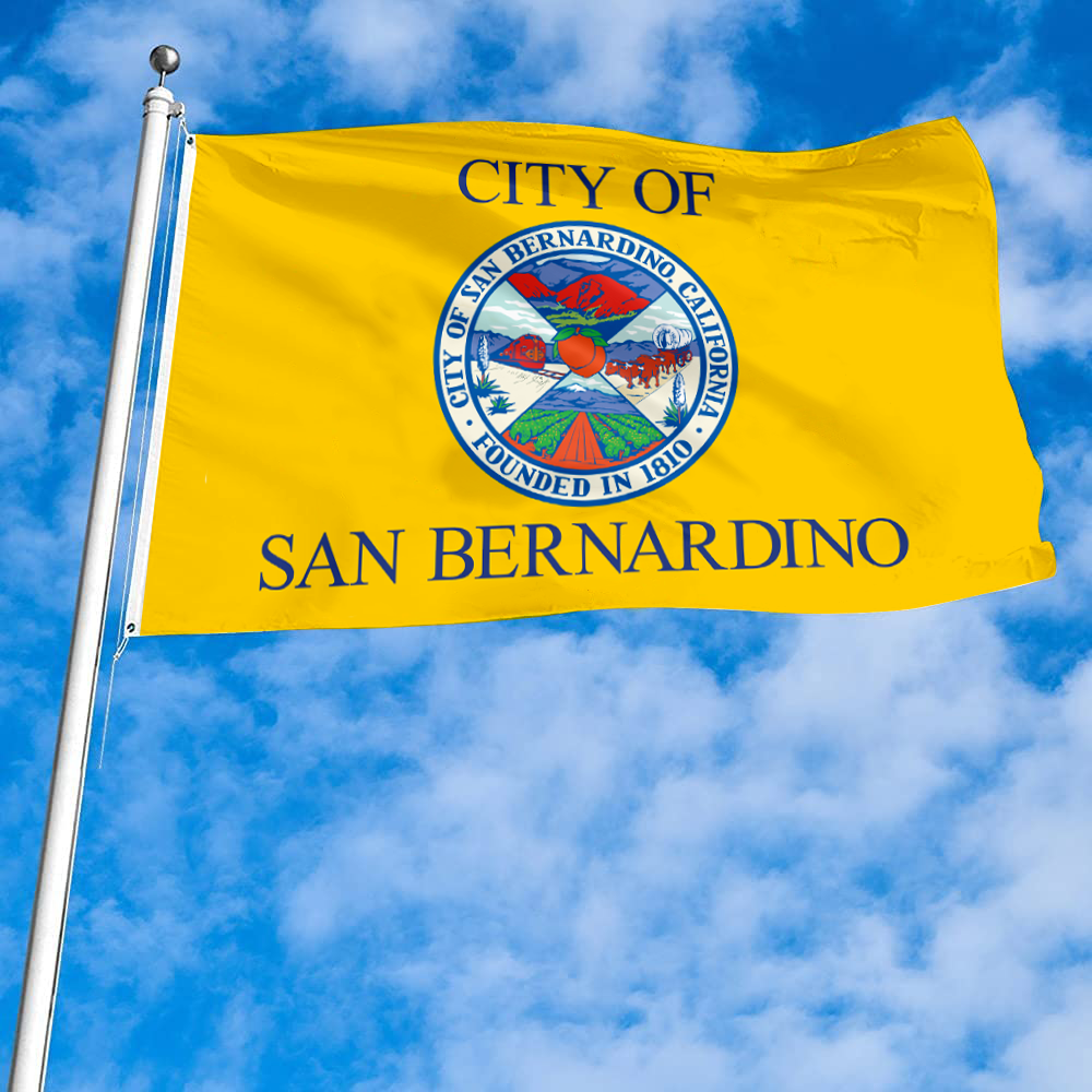 Fyon San Bernardino, California Flag  Banner