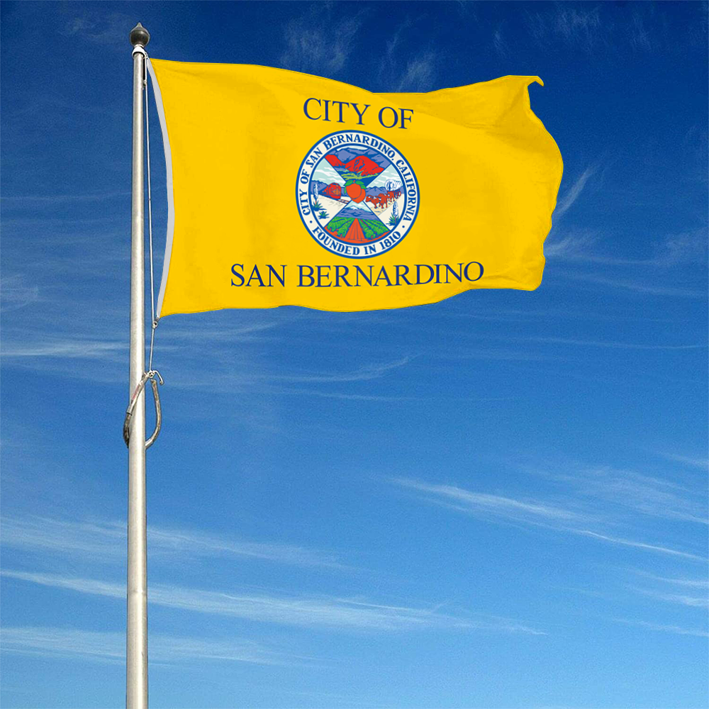 Fyon San Bernardino, California Flag  Banner