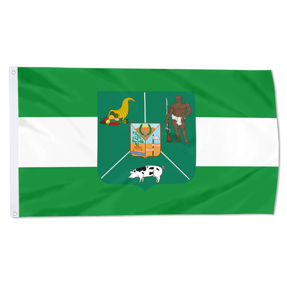 Fyon San Jose de Ocoa Province, Dominican Rep Flag  Indoor and Outdoor Banner