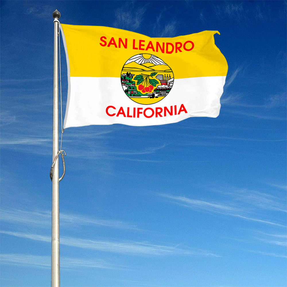 Fyon San Leandro, California Flag Banner