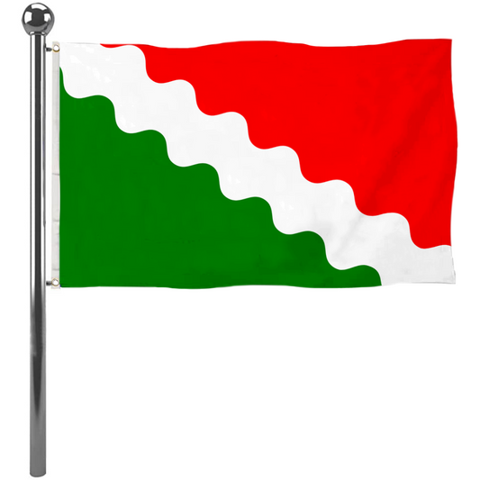 Fyon San Sebastián, Puerto Rico flag banner