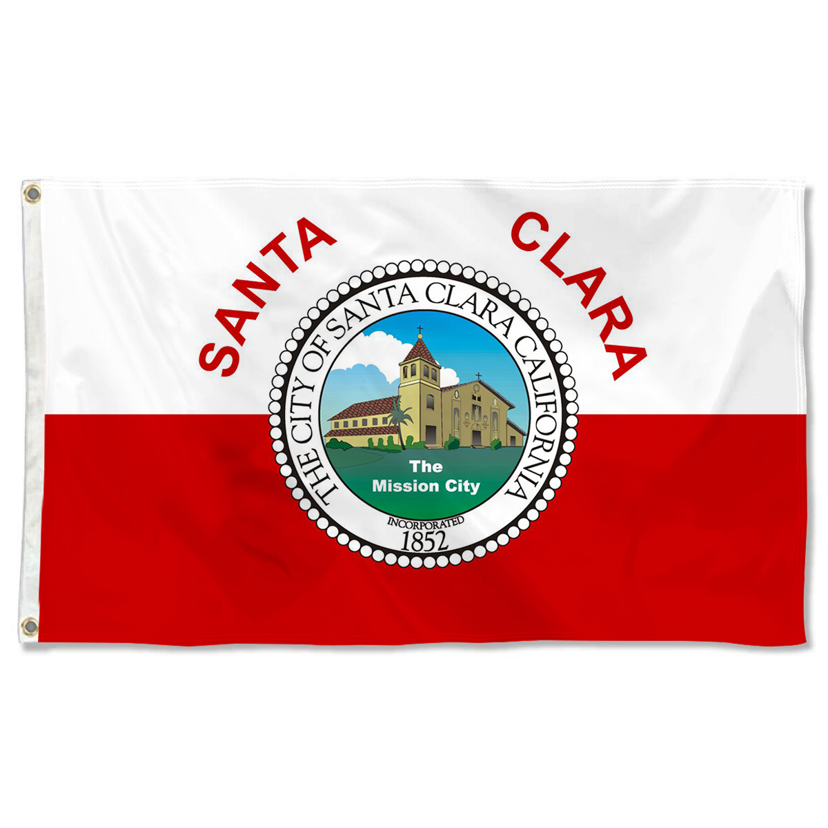 Fyon Santa Clara, California Flag Banner