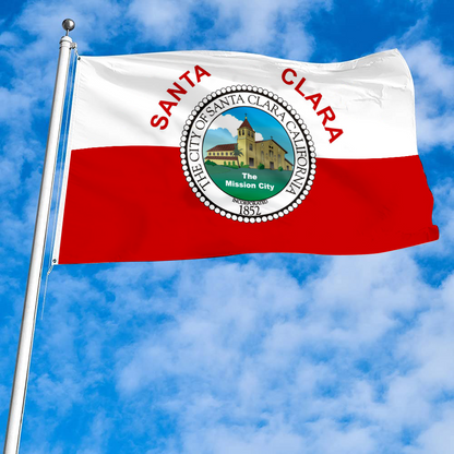 Fyon Santa Clara, California Flag Banner