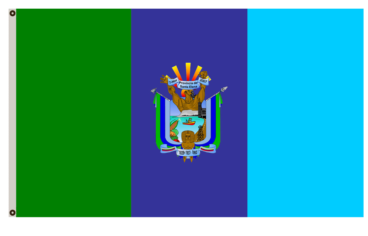 Fyon of Santa Elena flag Ecuador banner 80