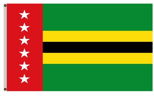 Fyon of Santander flag Colombia banner