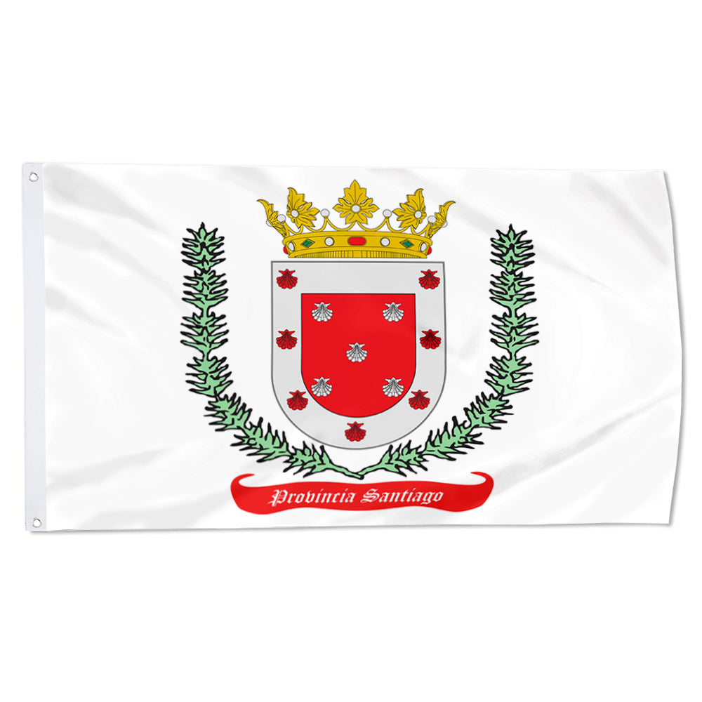Fyon Santiago Province, Dominican Rep Flag Indoor and Outdoor Banner