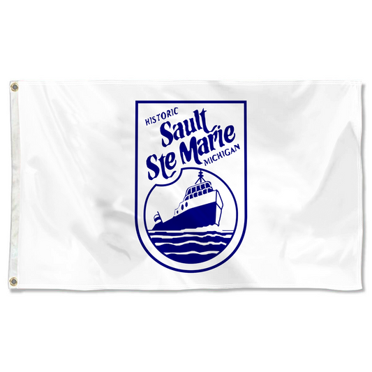 Fyon Sault Ste. Marie, Michigan flag Banner