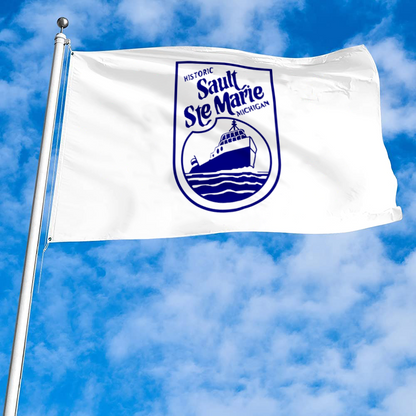 Fyon Sault Ste. Marie, Michigan flag Banner