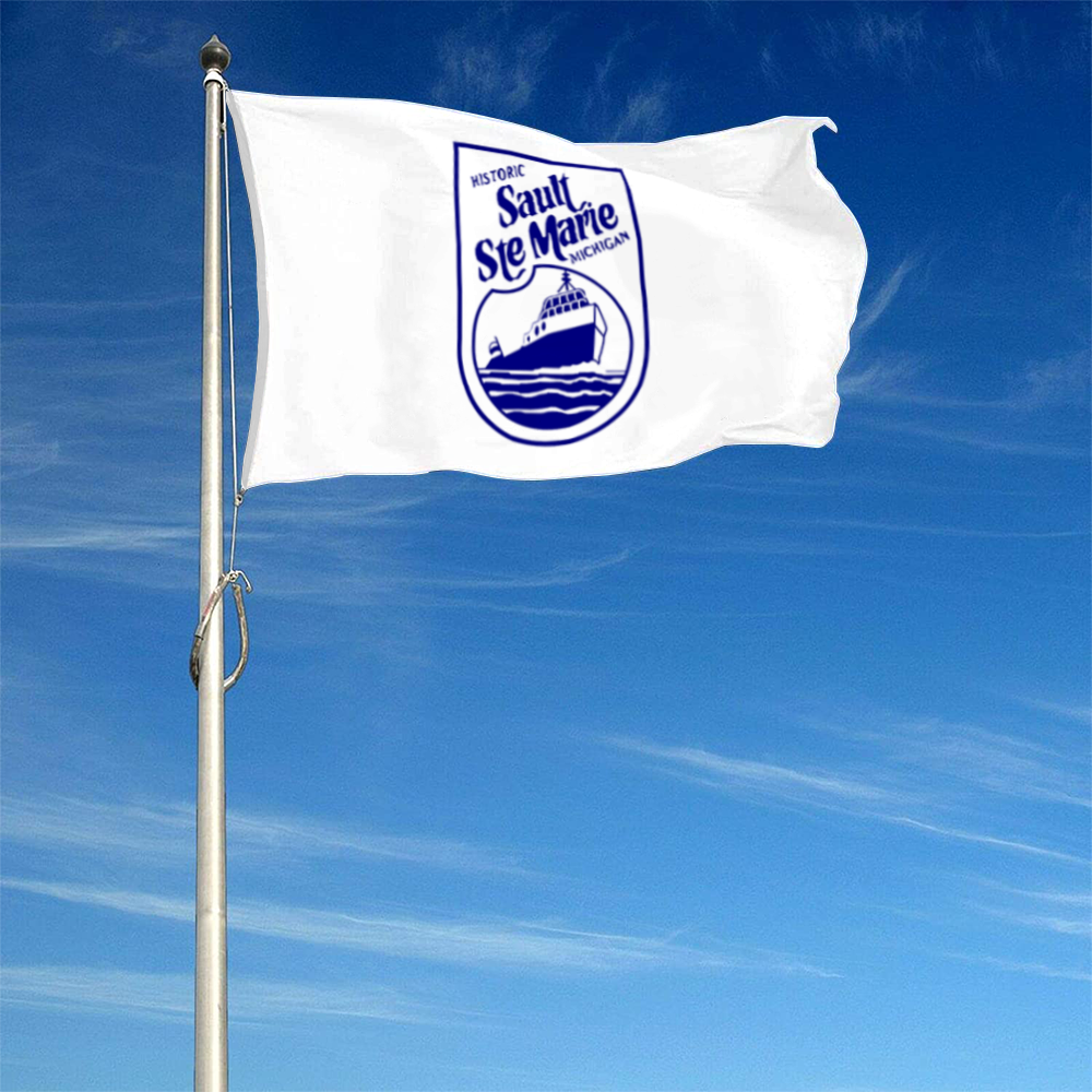 Fyon Sault Ste. Marie, Michigan flag Banner